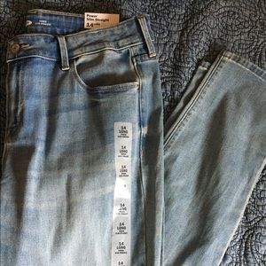 Power Straight Old Navy Jeans 14 Long With Tags